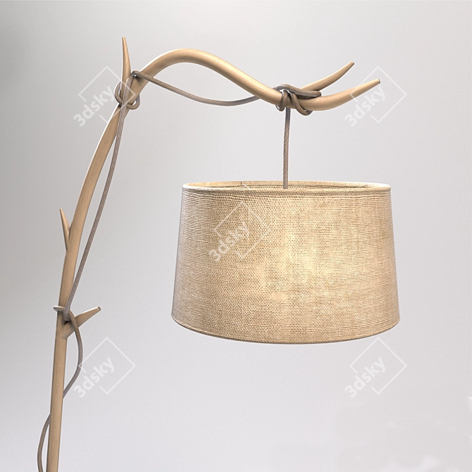 Title: Sabina Eco Floor Lamp by Mantra 3D model image 2