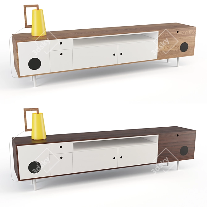 SoundSource Buffet: Modern Design, Versatile Stereo 3D model image 1