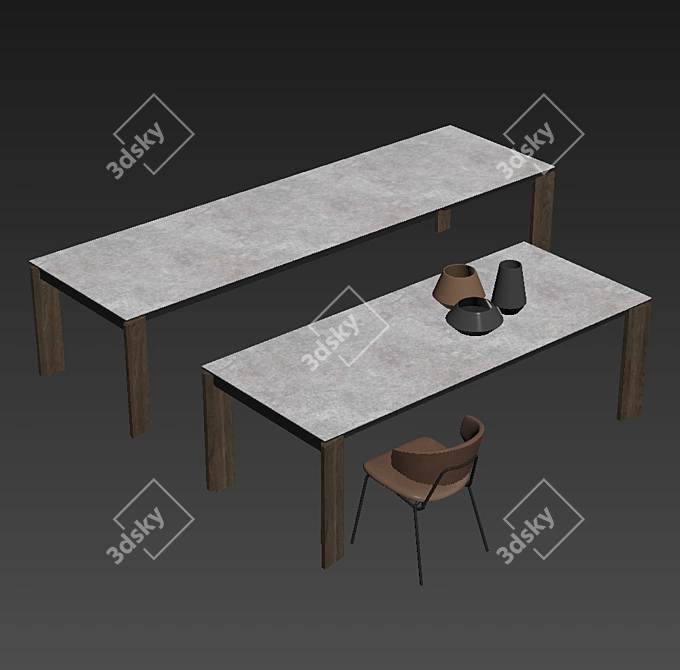 Elegant Calligaris Boulevard & Sophia Furnishings 3D model image 3