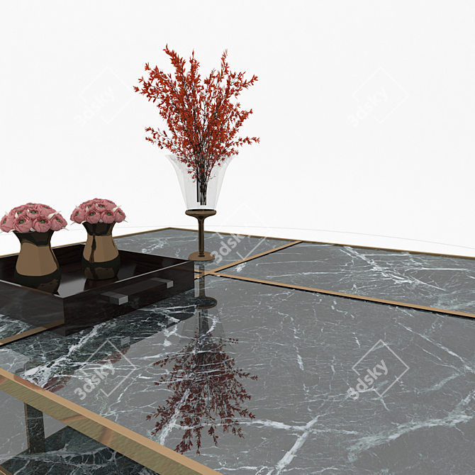 Vray Coffee Table: Full Texture Model 3D model image 2