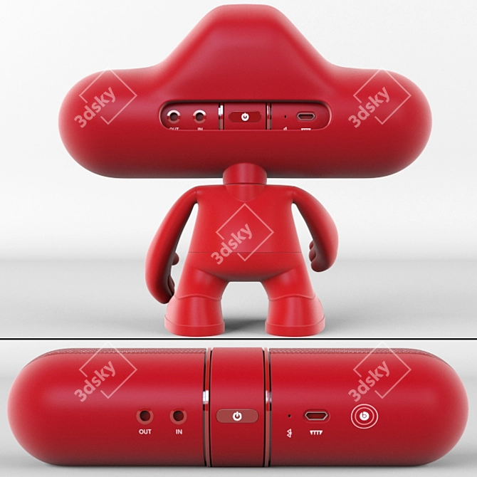 Beats Pill 2.0: Wireless Speaker 3D model image 2