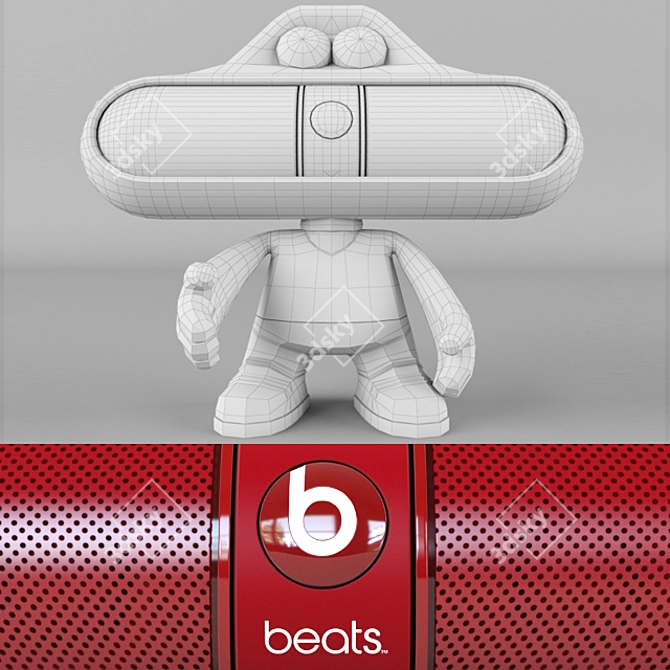 Beats Pill 2.0: Wireless Speaker 3D model image 3