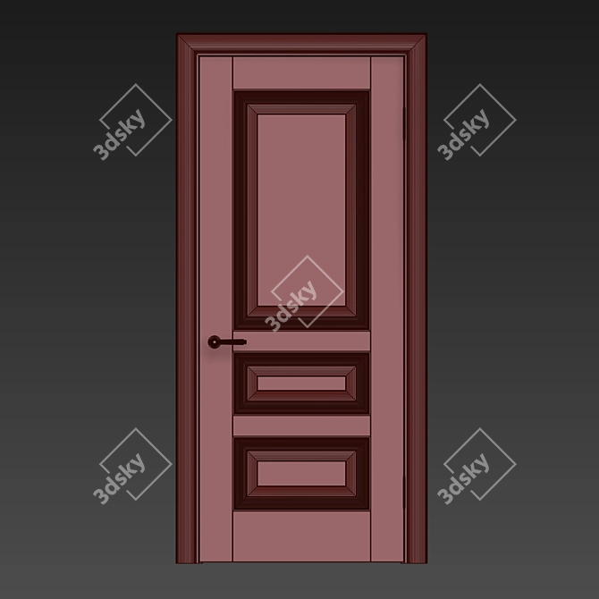 Modern Status Interior Door 3D model image 3