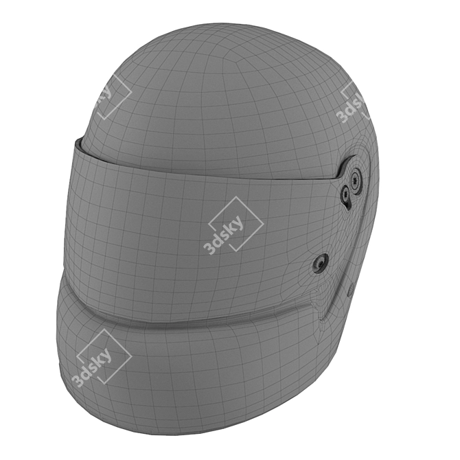  iconic Helmet Michael Schumacher 3D model image 3