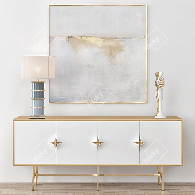 Elegant John Richard Sideboard 3D model image 1