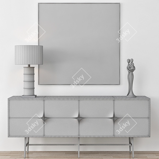 Elegant John Richard Sideboard 3D model image 3