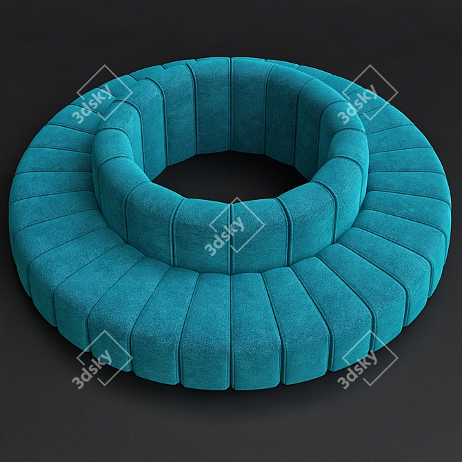 SleekBob Lounge: Stylish Seating. 3D model image 1