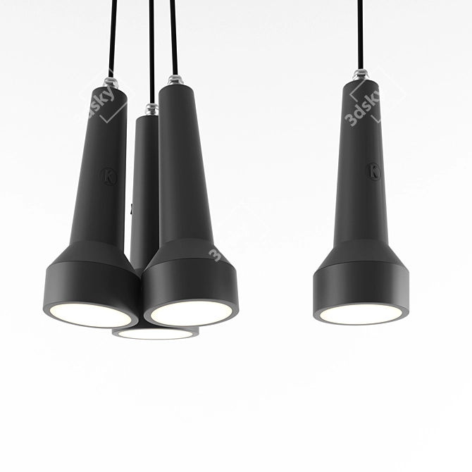 KARMAN Torcia: Sleek Suspensions Lights 3D model image 3