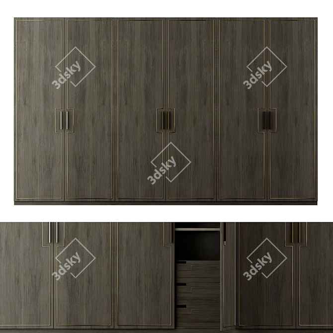 Maronese Step Wardrobe: Organization Perfected 3D model image 1