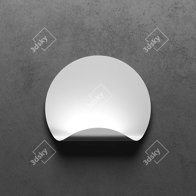 Minimalist Dinarco Wall Lamp 3D model image 1