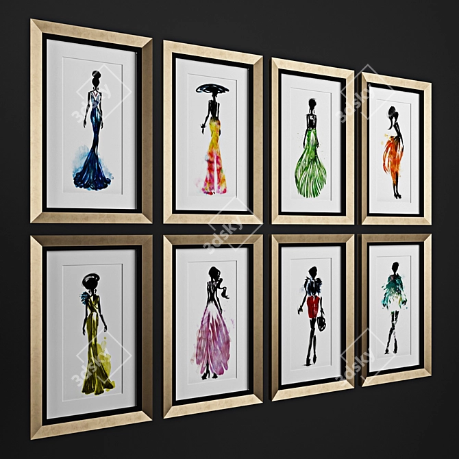  8-Piece Picture Set: 3Ds Max 2013 - V-Ray, OBJ, FBX 3D model image 3