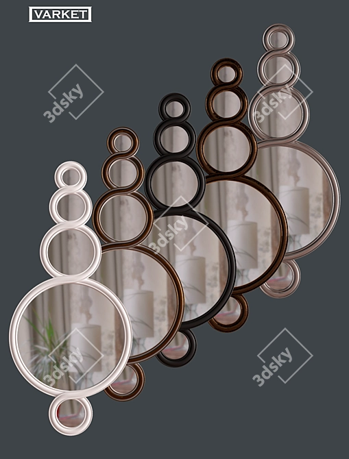 Title: Snowman Mirror Collection 3D model image 2