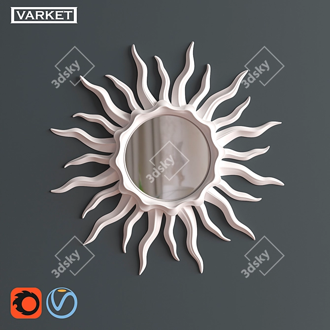 SUN Mirror Collection 3D model image 1