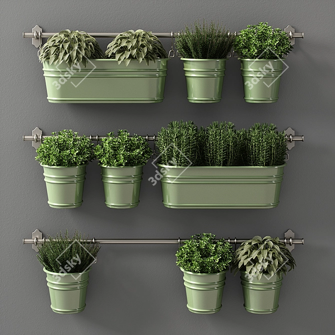 Premium Plant Collection | 3ds Max, OBJ | V-Ray, Corona, Fstorm 3D model image 1