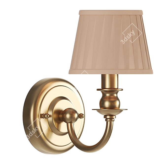 Elegant Newport 3101/B Wall Sconce 3D model image 2