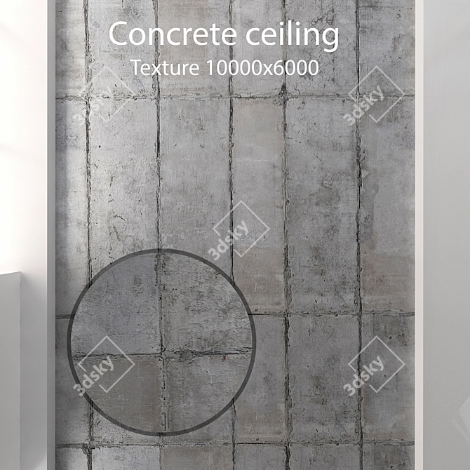 Seamless Concrete Texture 3D model image 1