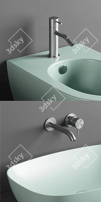 Catalano Colori Collection: Sleek and Stylish Bathroom Fixtures 3D model image 2