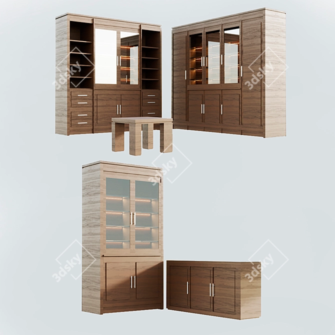 ErgoOffice: Modern Office Furniture 3D model image 1