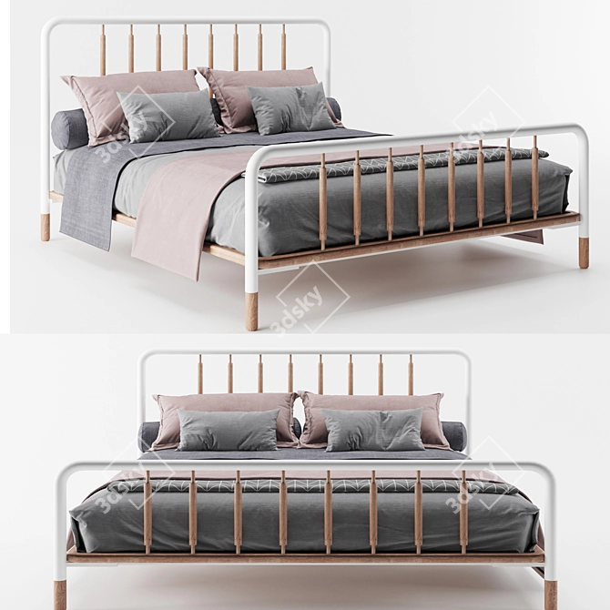 Comfort Plus Bed 3D model image 1