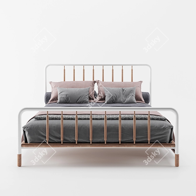 Comfort Plus Bed 3D model image 2