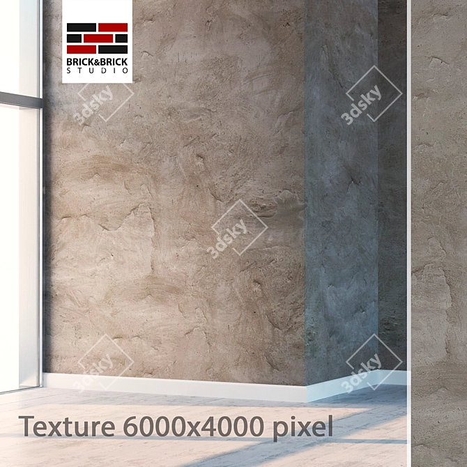 Title: Seamless High-Definition Plaster 3D model image 1