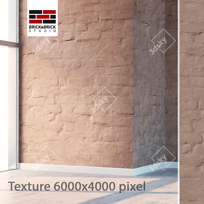 Seamless Plaster Texture 241 3D model image 1