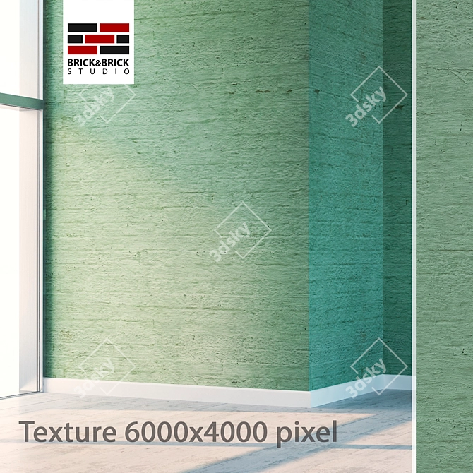 Seamless High Detail Stucco Texture 3D model image 1