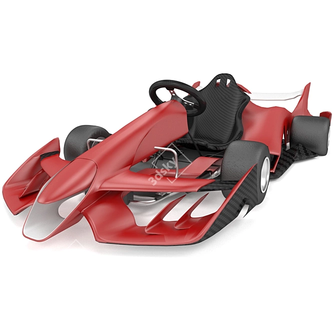 3D Printed Karting Concept 3D model image 1