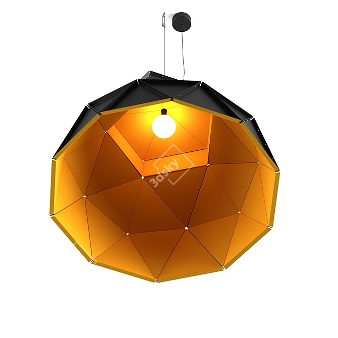 Apollo Pendant Light: Sleek Design for a Contemporary Ambience 3D model image 2