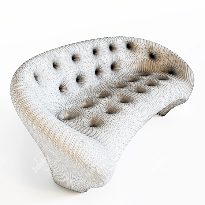 Contemporary Ploum Sofa by Bouroullec Brothers 3D model image 2