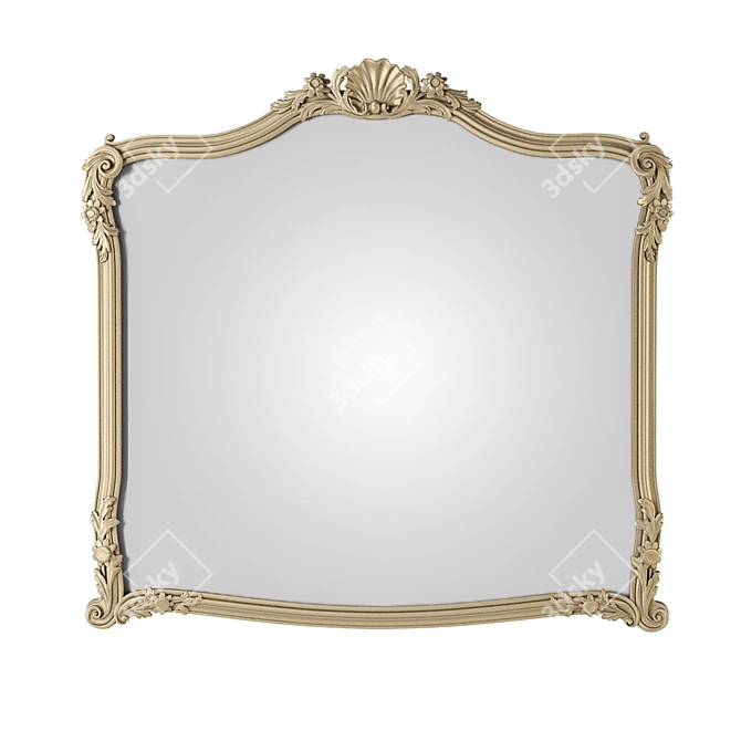 Elegant Olivia Large Mirror 3D model image 2