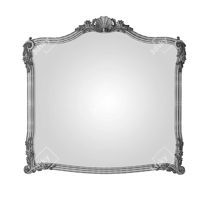 Elegant Olivia Large Mirror 3D model image 3