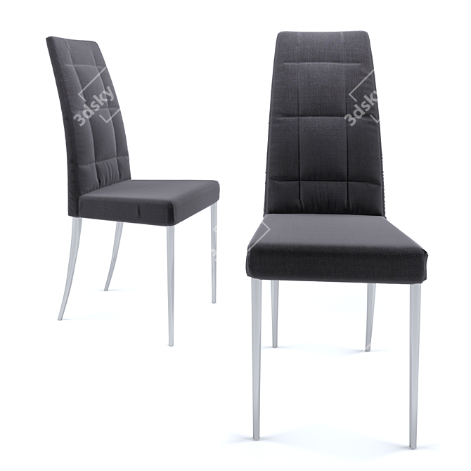 Ivana Chair: Stylish and Durable 3D model image 1