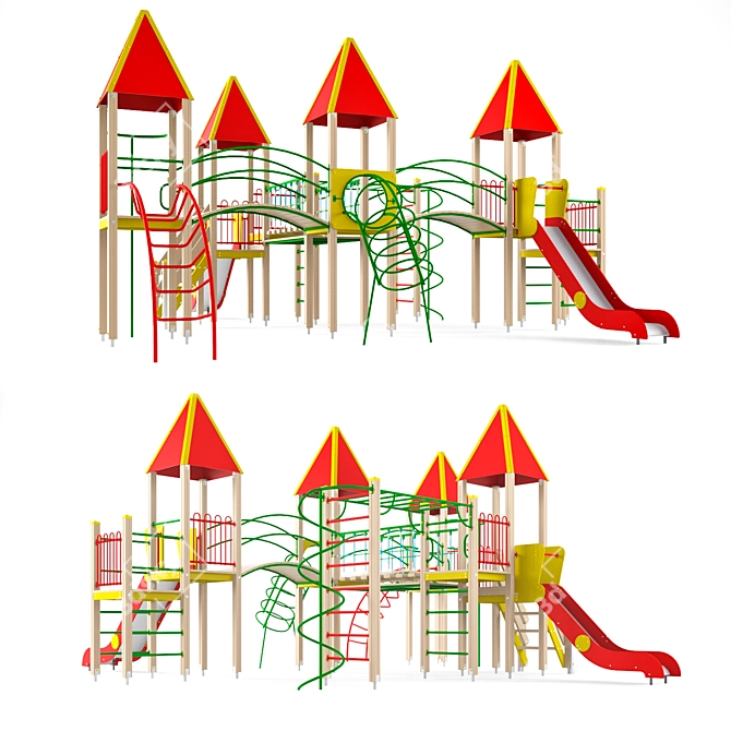 Kids' Playset 2 in 1 3D model image 1