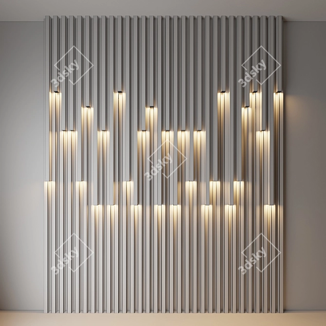 Glowing Wall Art 3D model image 3