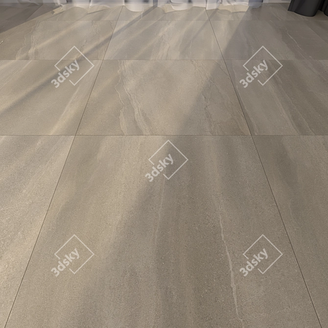 Luxury Marble Floor Tiles 3D model image 1