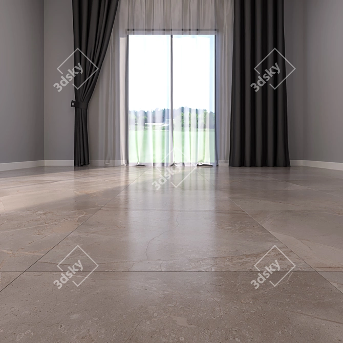 Elegant Marble Floor Designs 3D model image 2