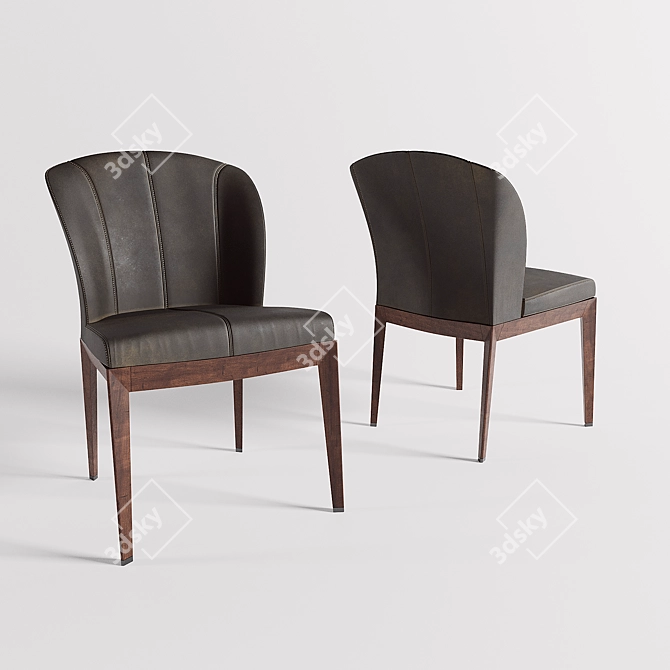 Elegant Giorgetti Chair 3D model image 1