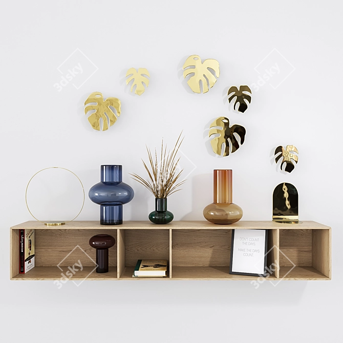 BoConcept Decor Collection: Stylish Storage, Artful Accents & Unique Books 3D model image 1