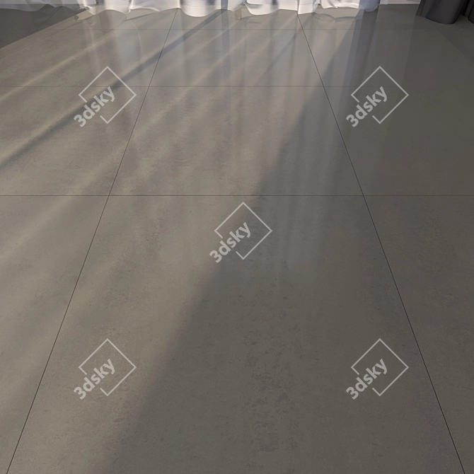 Luxury Marble Floor 103: HD Texture, 10 Variations 3D model image 1