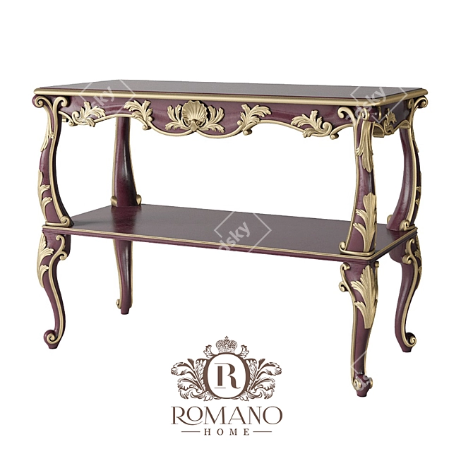 Elegant Olivia Romano Home Console 3D model image 1