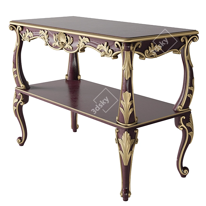 Elegant Olivia Romano Home Console 3D model image 2