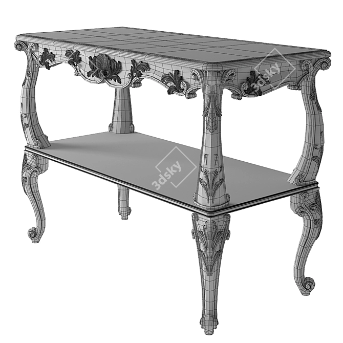 Elegant Olivia Romano Home Console 3D model image 3