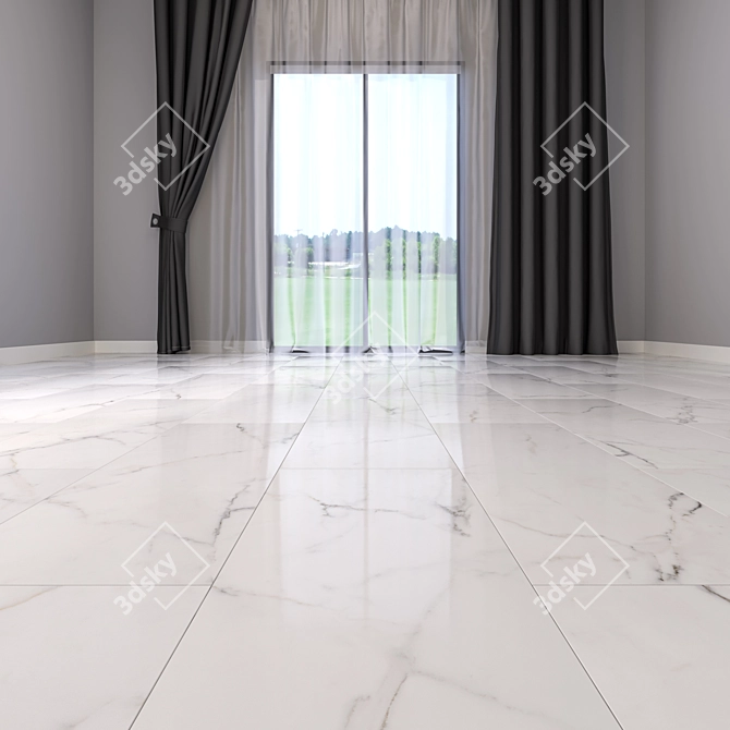 Luxury Marble Floor Collection 3D model image 2