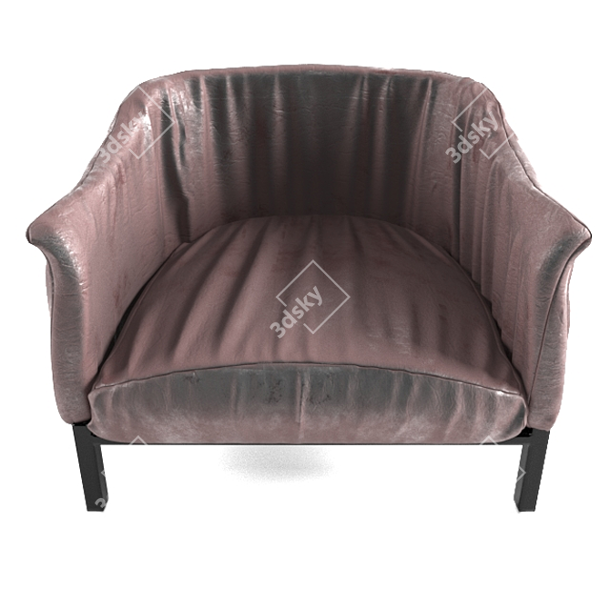 Italian-Made Armchair 3D model image 2