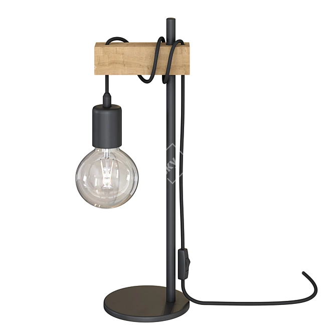 Modern Industrial Pendant Light 3D model image 2