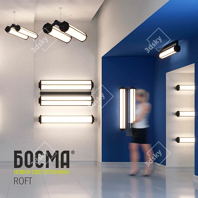 Roft Loft Lighting: V-ray+Corona Compatible 3D model image 3