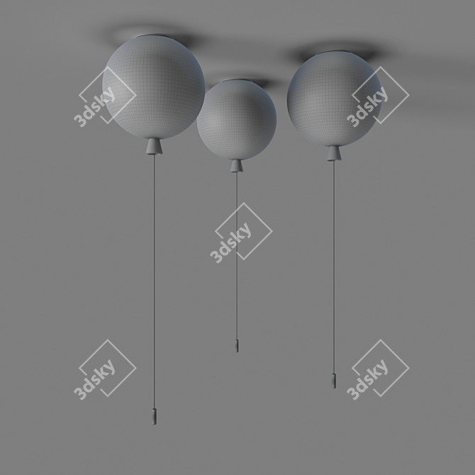 Brokis Memory: Elegant Ceiling Light 3D model image 2
