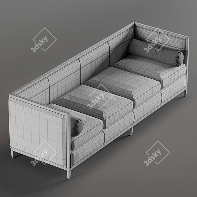 Baker Furniture Archetype Sofa 3D model image 3