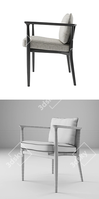 Casamilano Arne Chair: Stunning Design and Versatility 3D model image 3